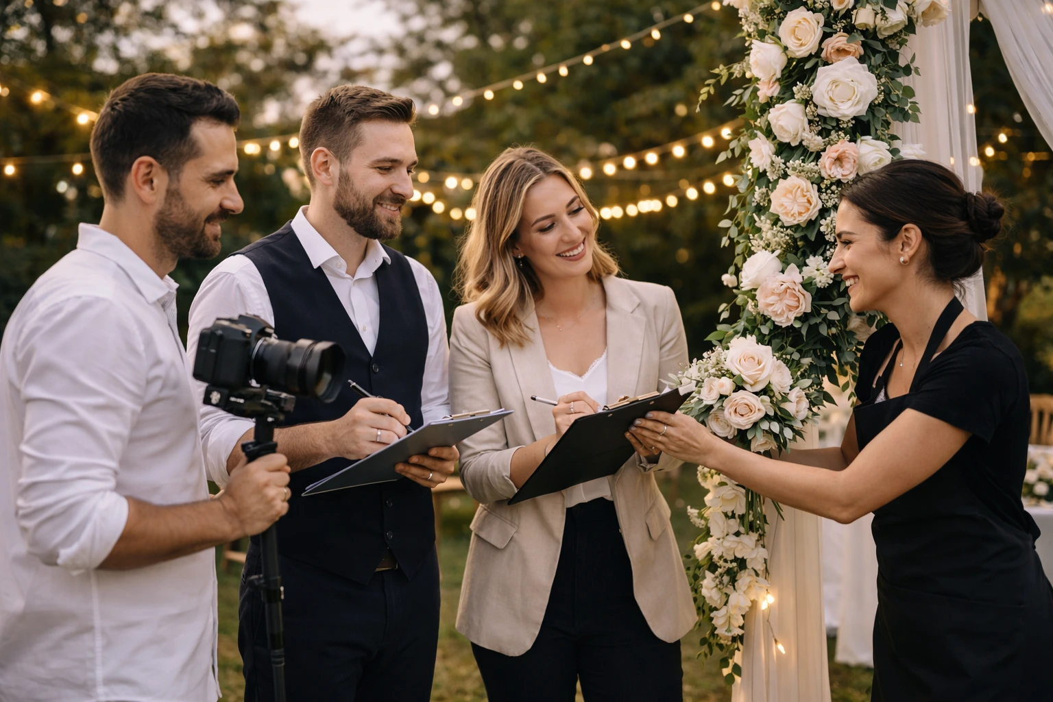 επαγγελματίες οργάνωσης γάμου.